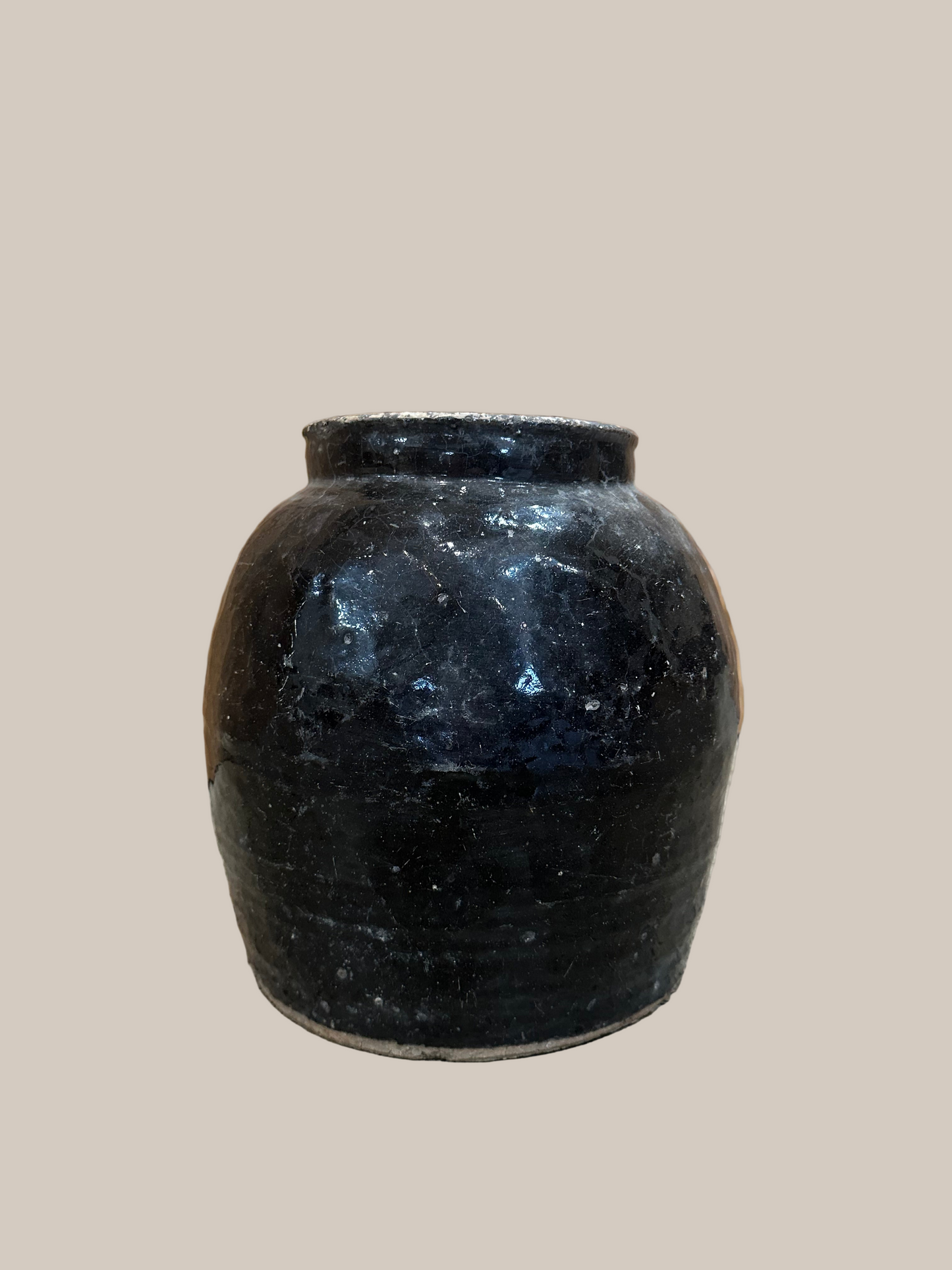 #19 Black Chinese Wine Jars