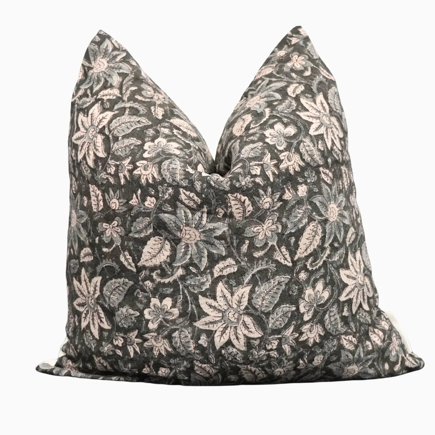 Omonye - Indian Hand Block Linen Pillow