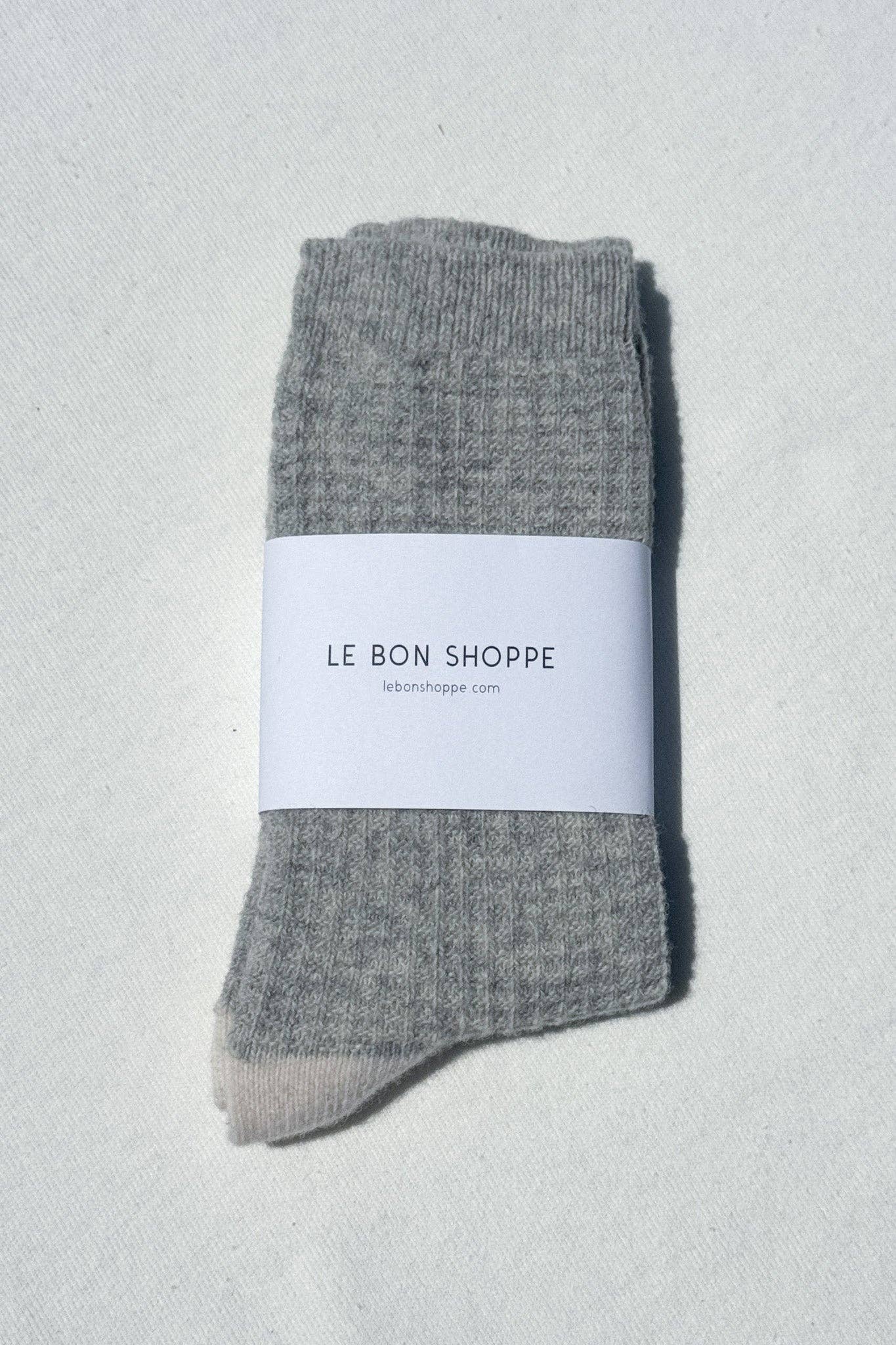 LeBon Shoppe Wool Waffled Socks