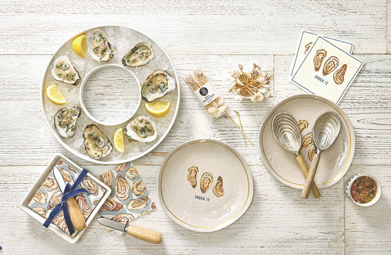 Melamine Appetizer Plate - Shuck It