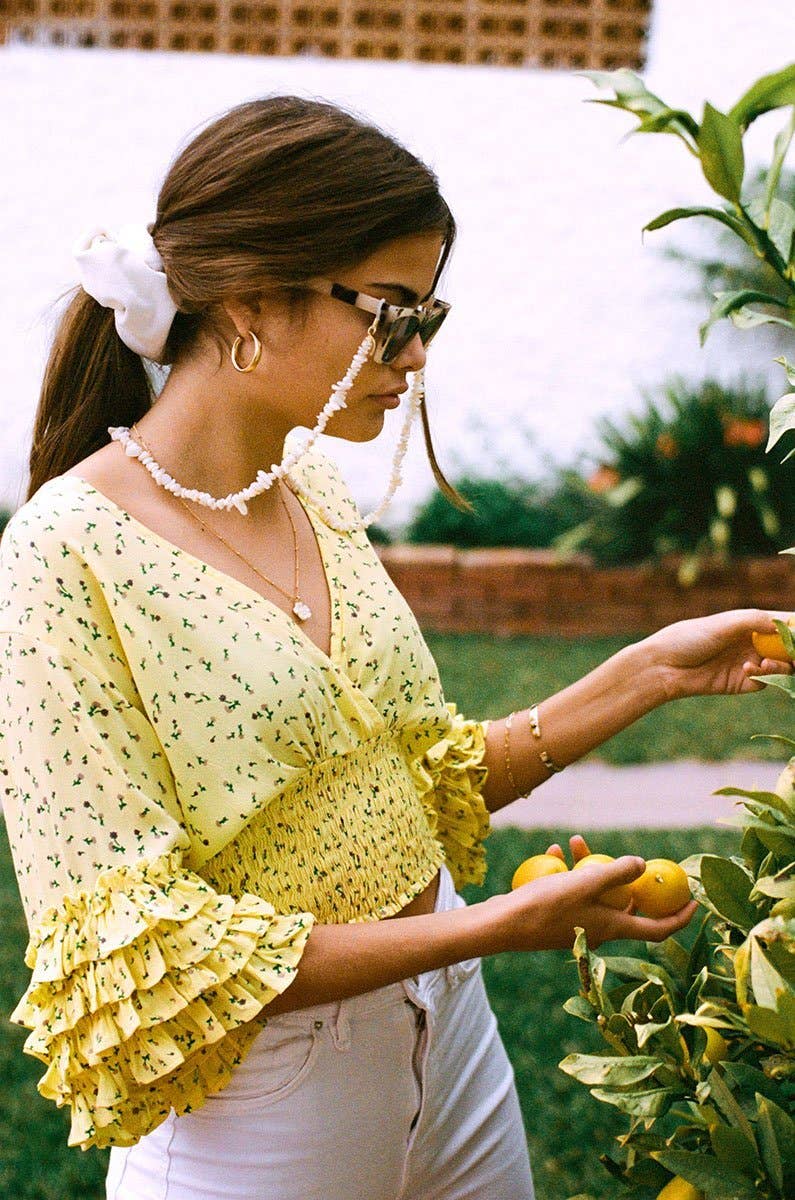 Coral Clara Glasses Chain