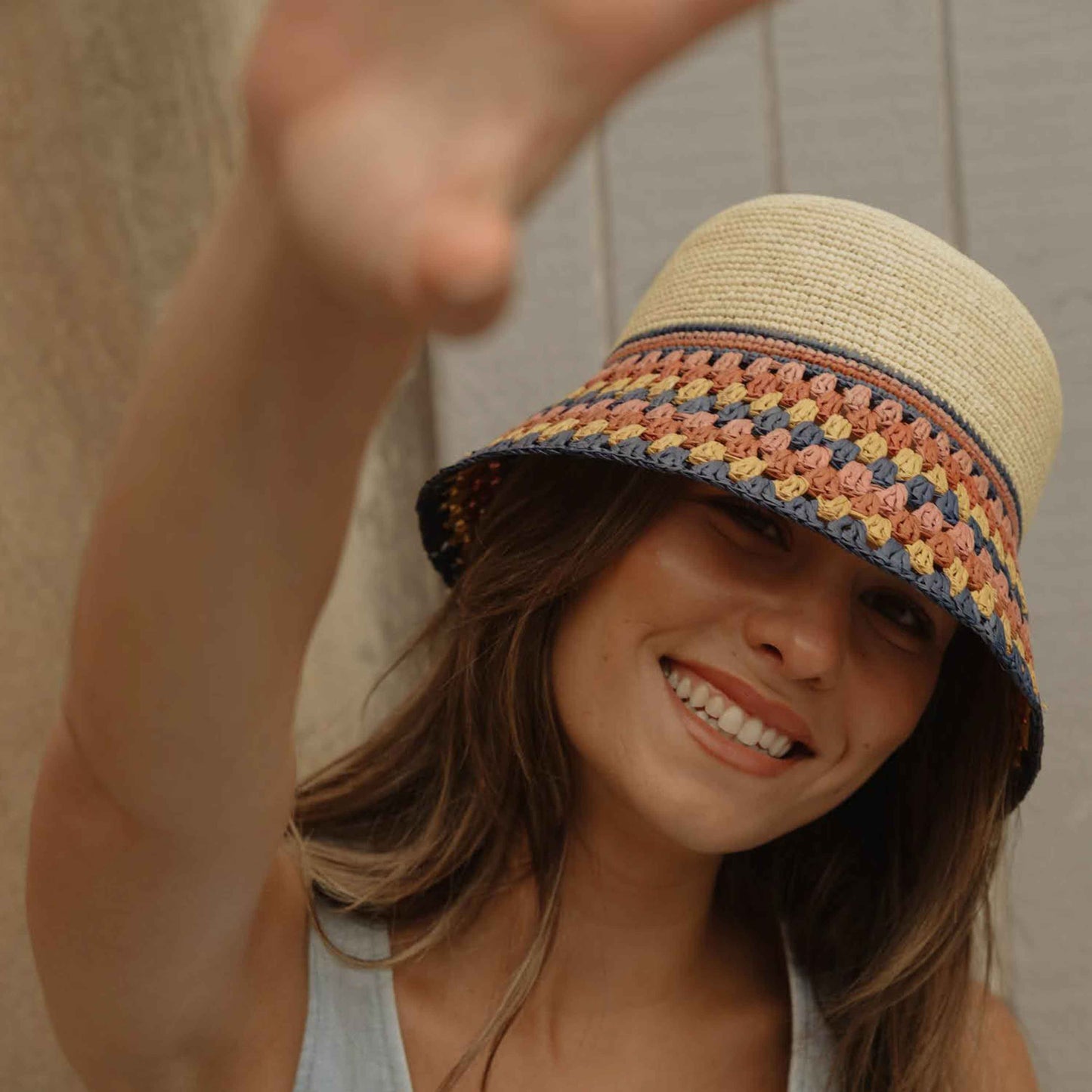 Lychee Crochet Bucket Hat