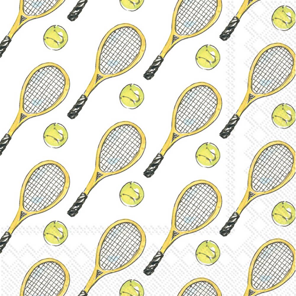Paper Cocktail Napkins Pack of 20 Rosanne Beck Tennis