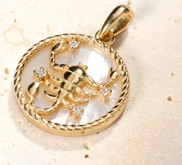 Scorpio-Astrological-Zodiac Collection- Mother of Pearl