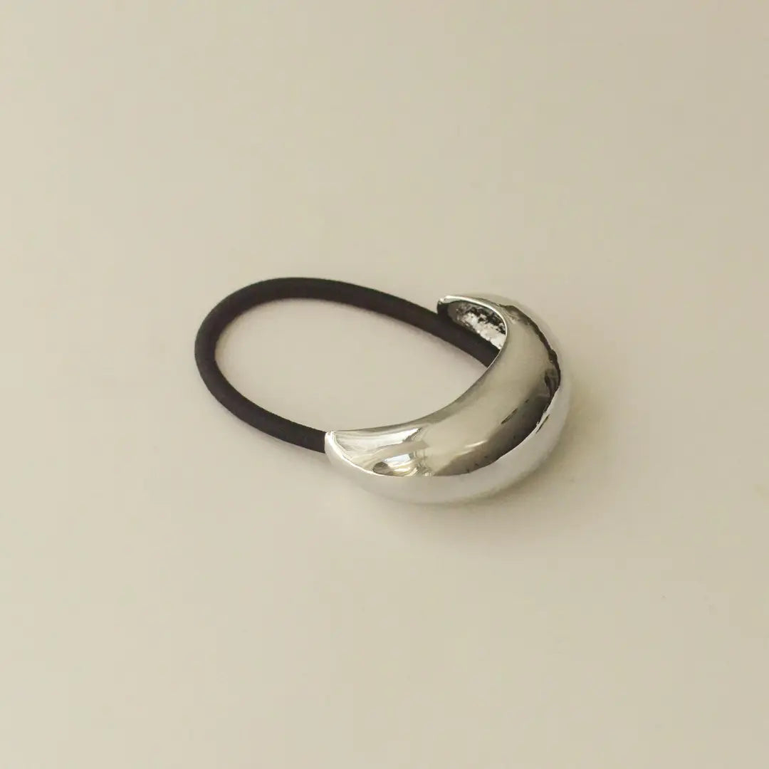 Narrow Crescent Metal Hair Cuff