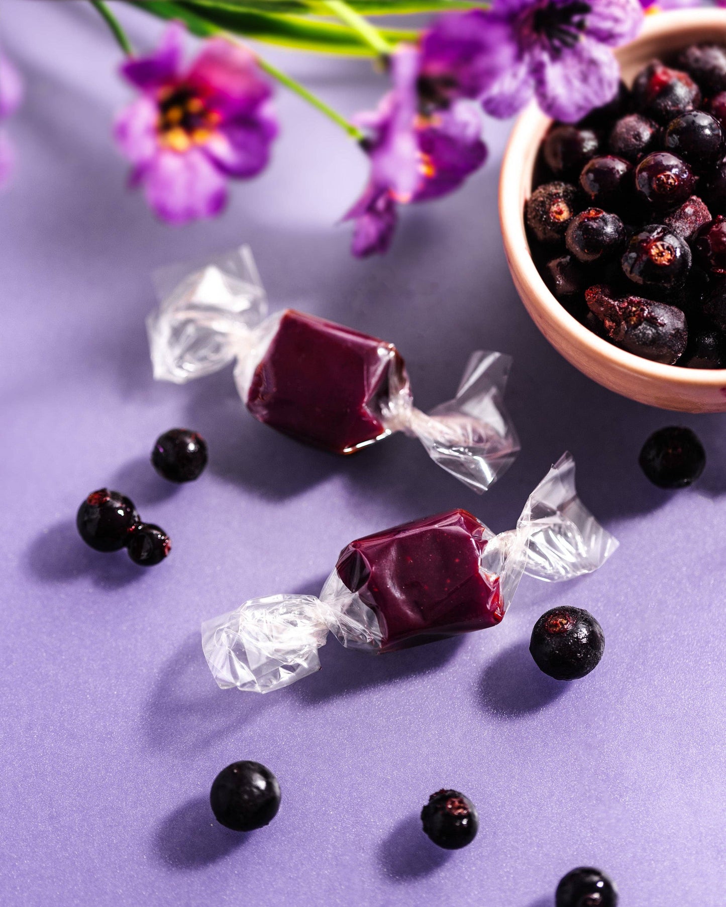 Wild Violet Caramels, Pink Floral Gift Box 6oz