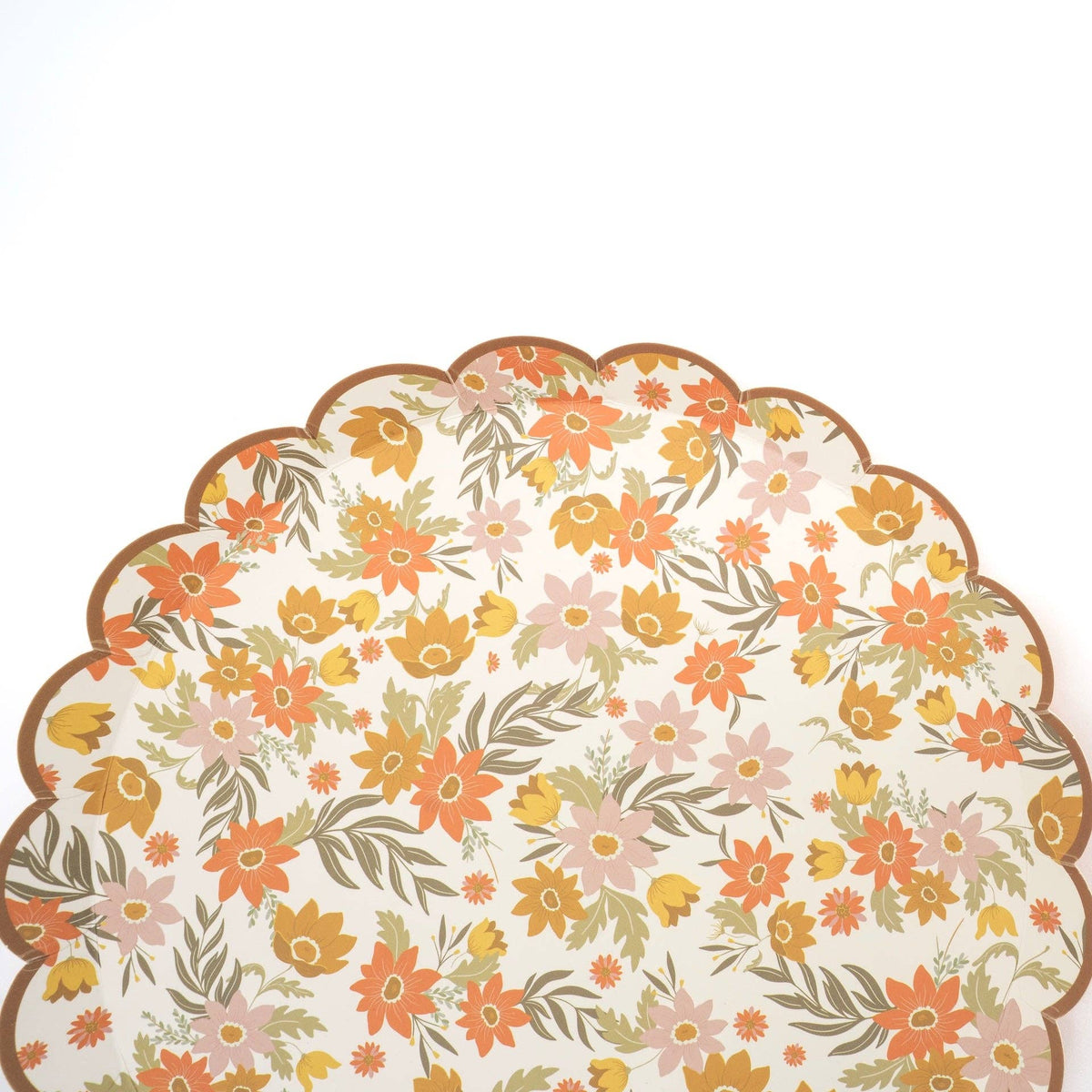 Autumn Floral Dessert Plates