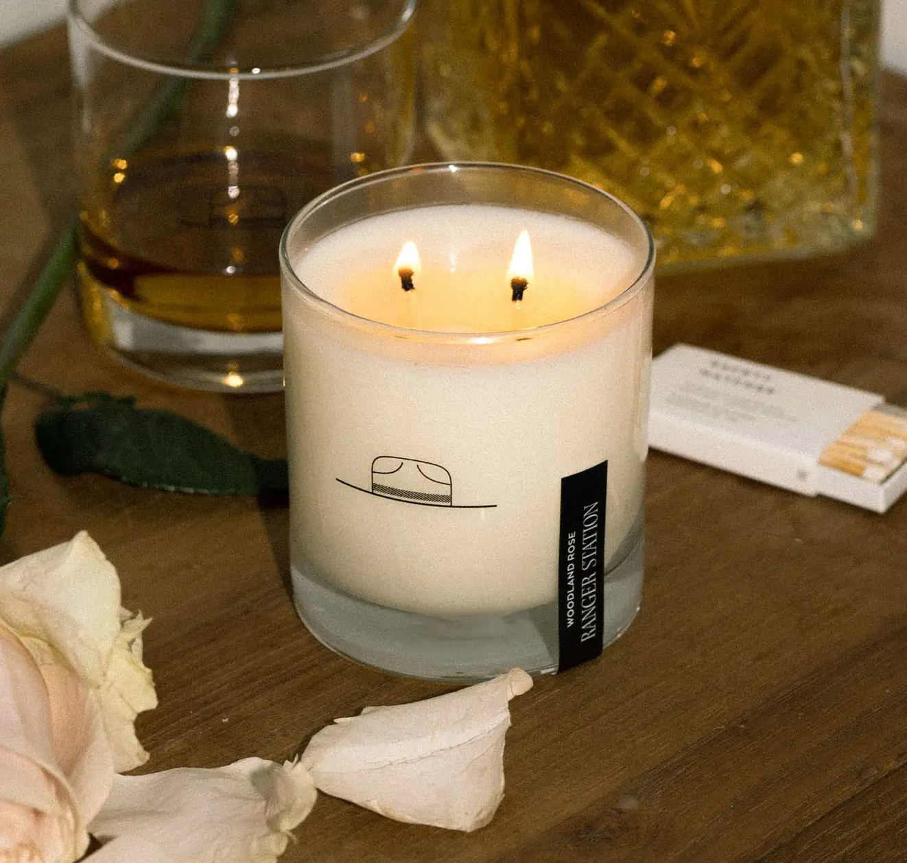 (TESTER) WOODLAND ROSE CANDLE