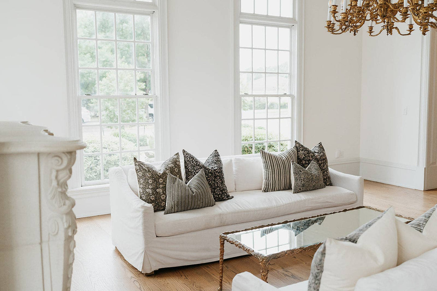 Omonye - Indian Hand Block Linen Pillow Cover