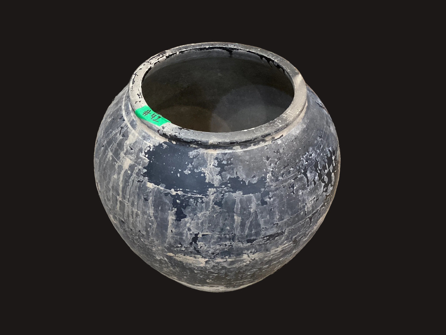 #42 Vintage ChineseShanxi XL Black Pot