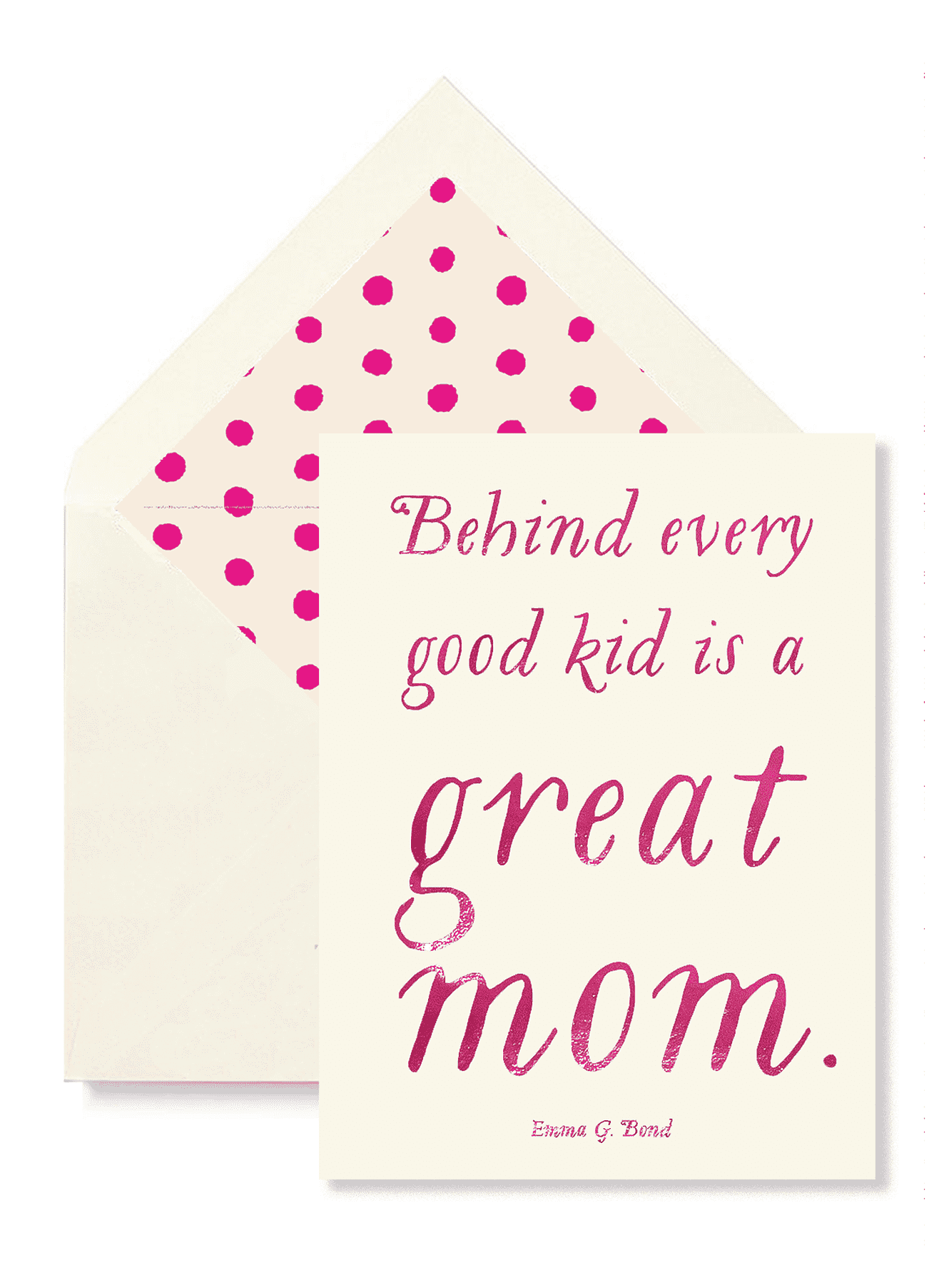 A Great Mom Greeting Card, Single Folded Card or Boxed Set o
