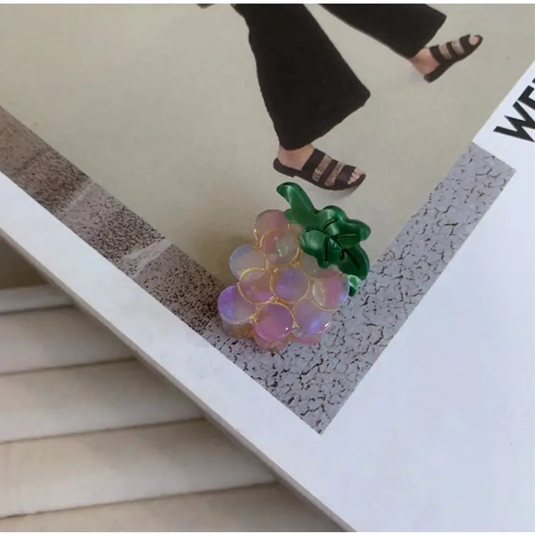 Mini Fruit Hair Claw Clips