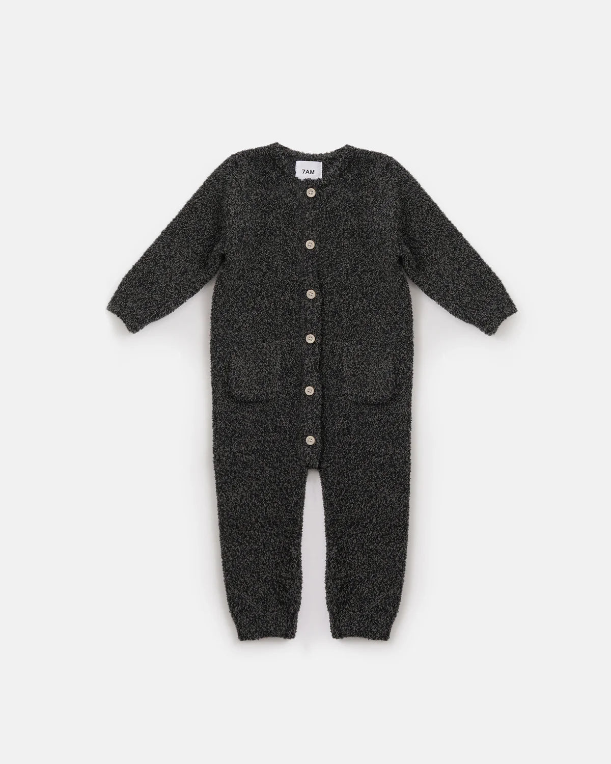 Long Sleeve Jumpsuit - Fuzzy