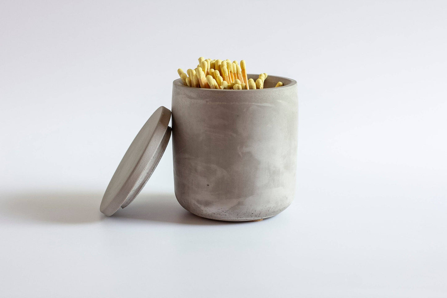 The Grey Two Piece Match Holder