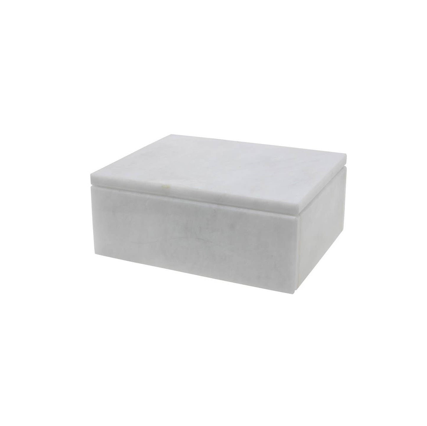 Asteria Collection 5" Pearl White Marble Polished Finish Rec