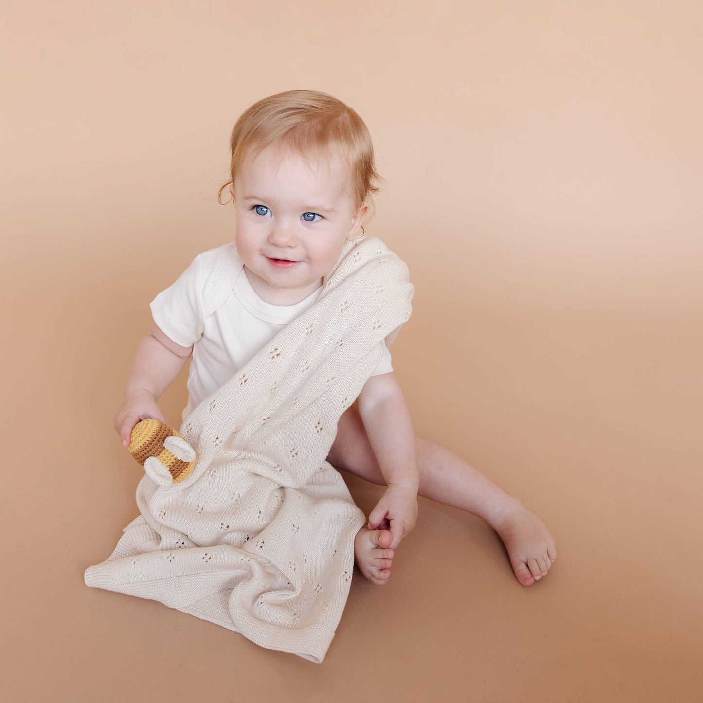Pique Blanket Bear lovey