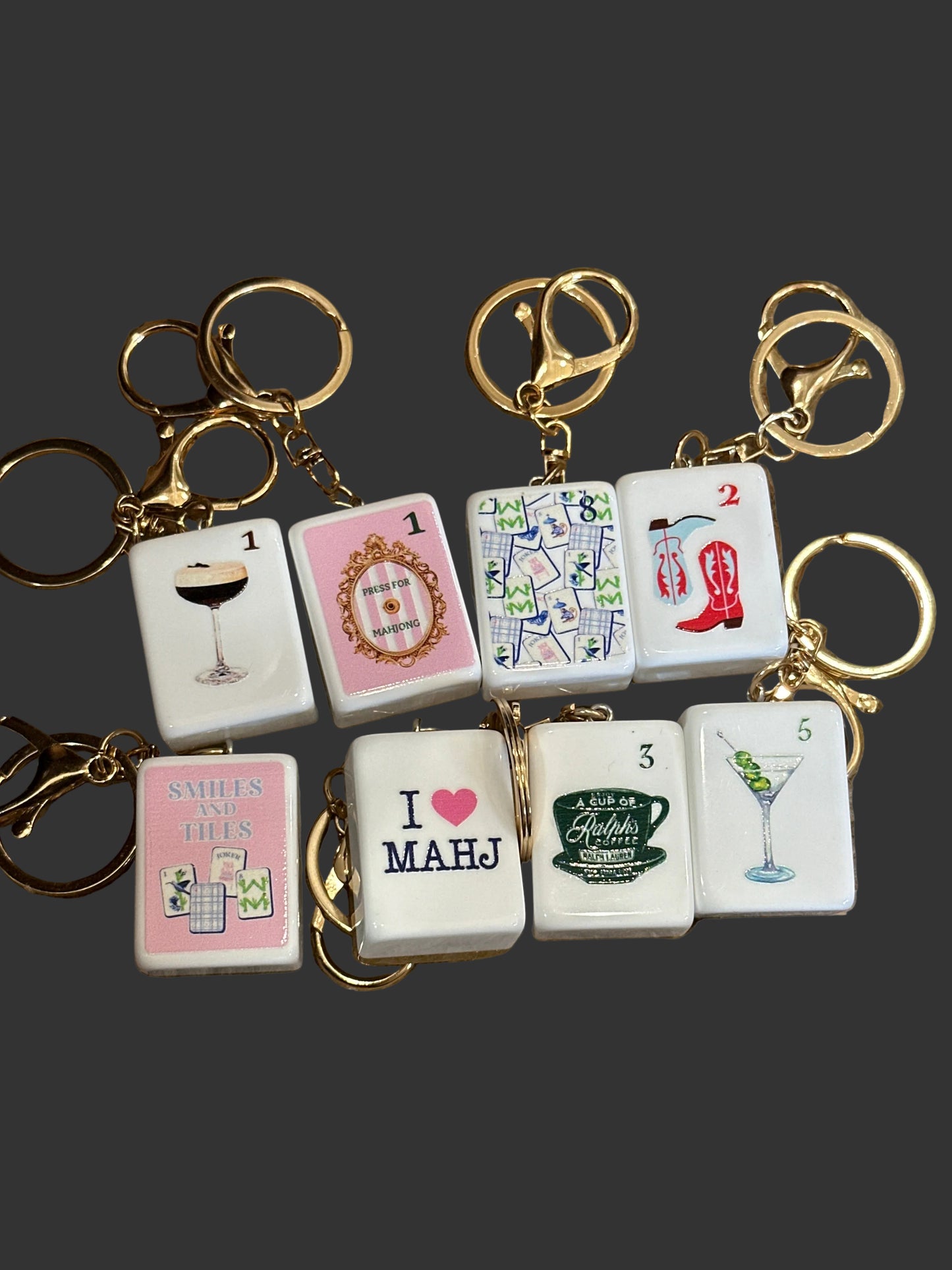 Mahjong Keychain