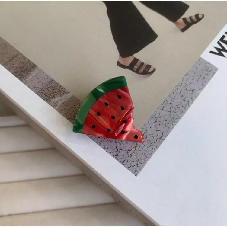 Mini Fruit Hair Claw Clips