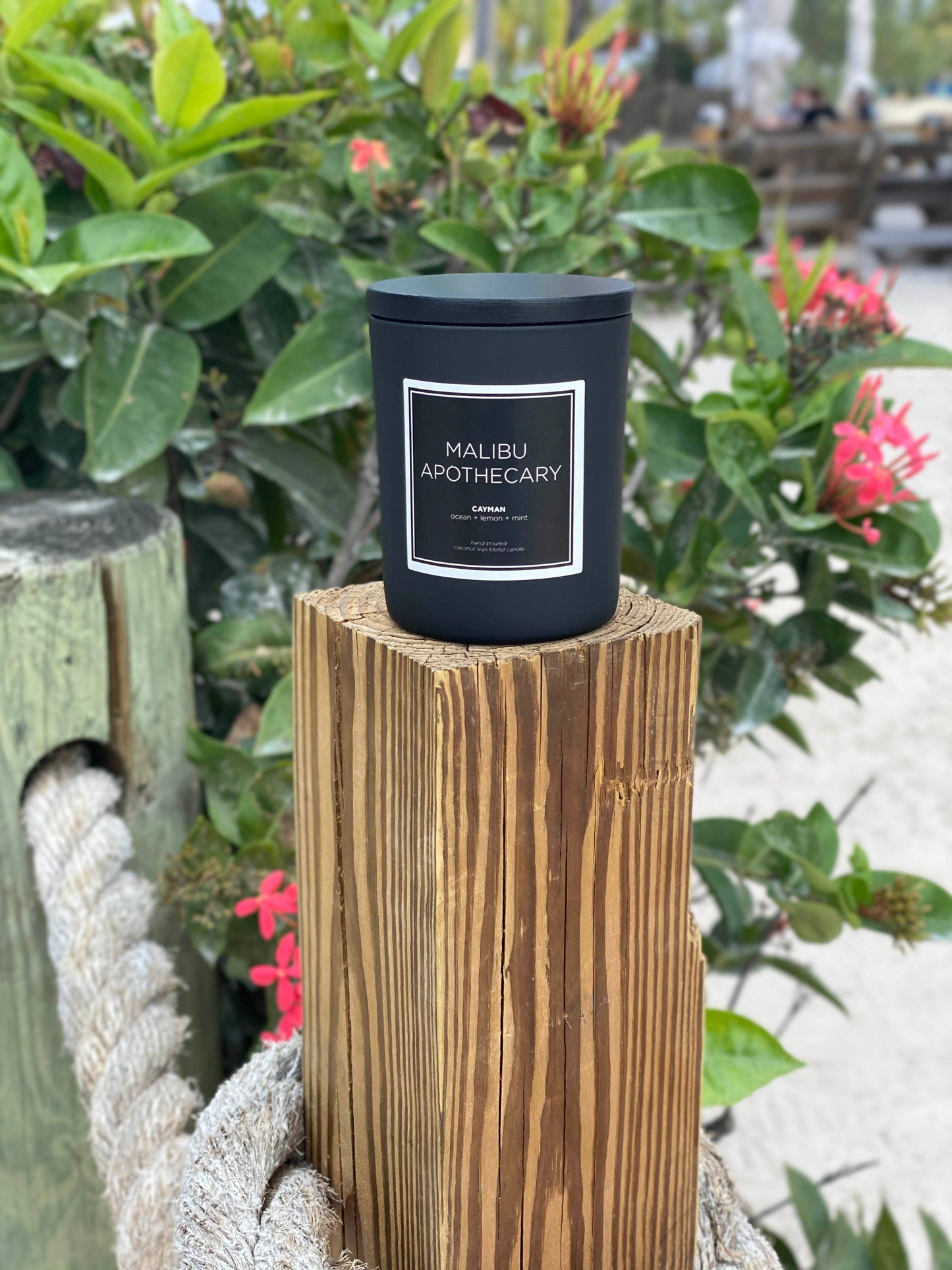 Malibu Apothecary Mini Matte Black Candle