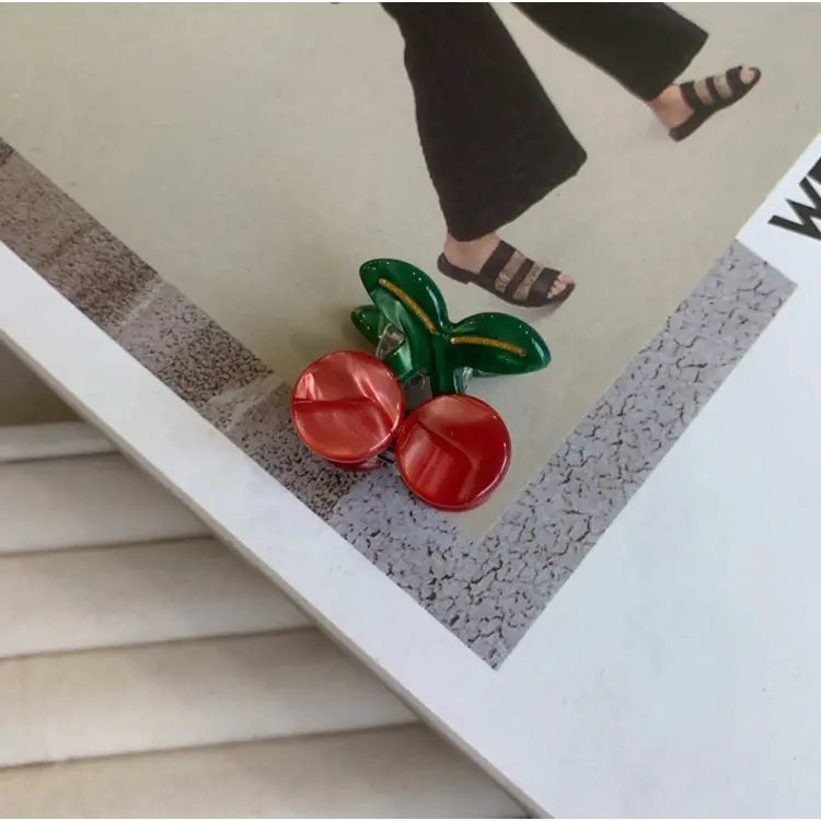 Mini Fruit Hair Claw Clips
