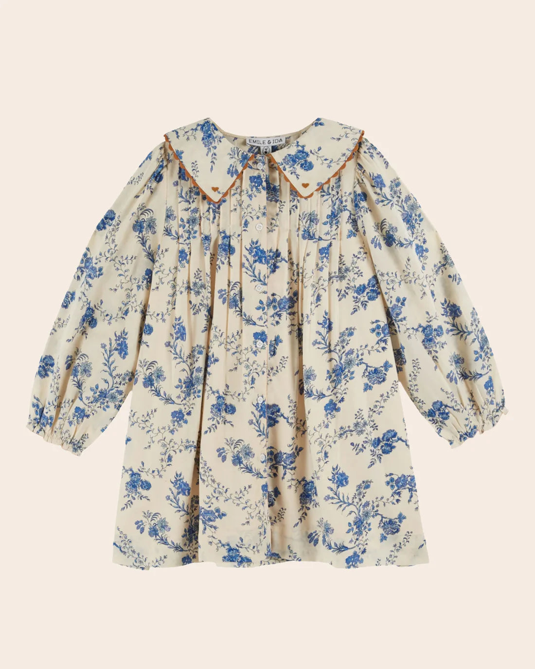 Loose blue orchid dress