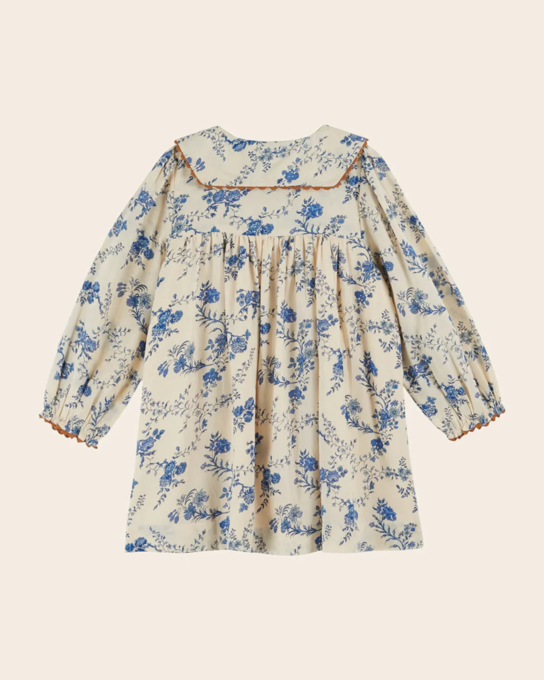 Loose blue orchid dress