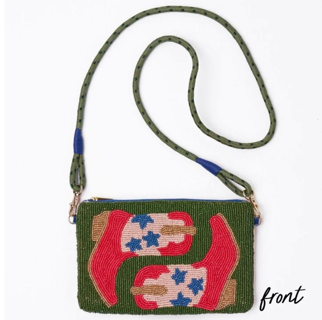 Red Boots Bead Bag