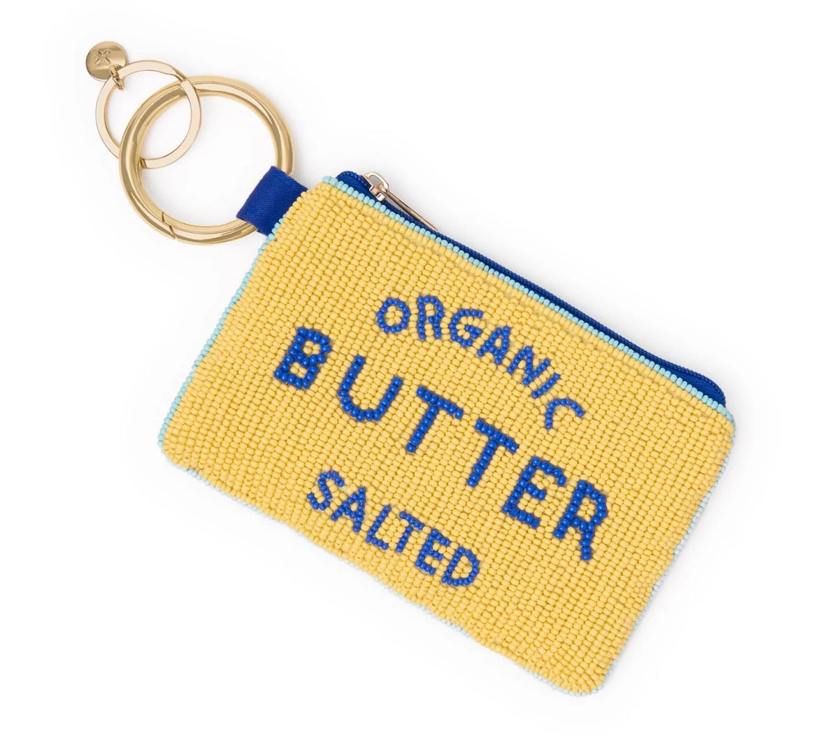 Butter Beaded Coin Purse