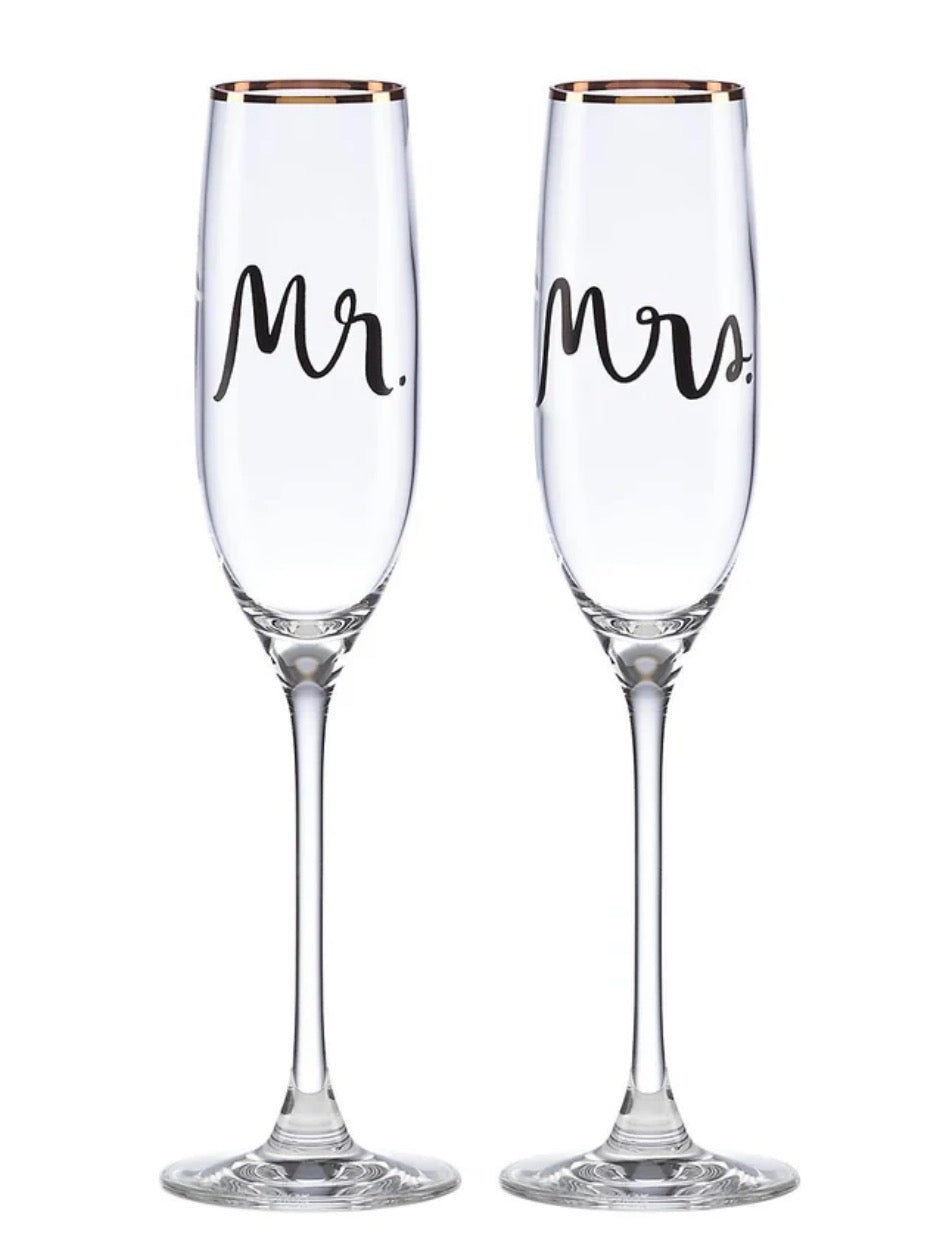 Bridal Party 2-piece Champagne Flute
