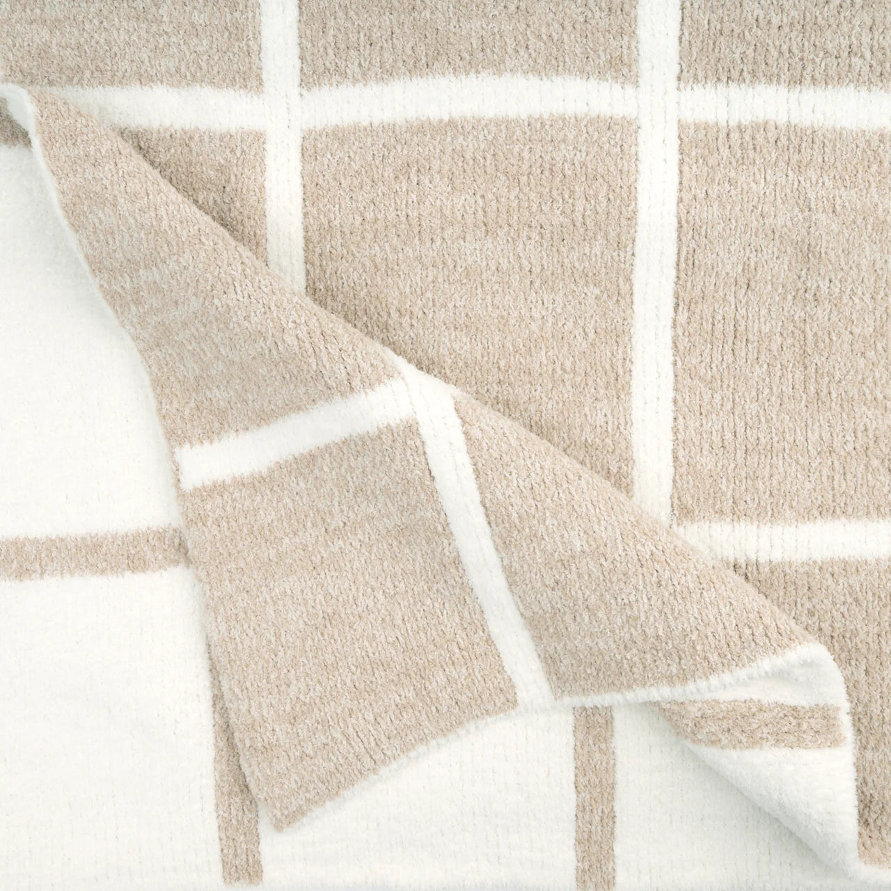 Kashwere Window Pane Heathered Chenilla Cloud Throw
