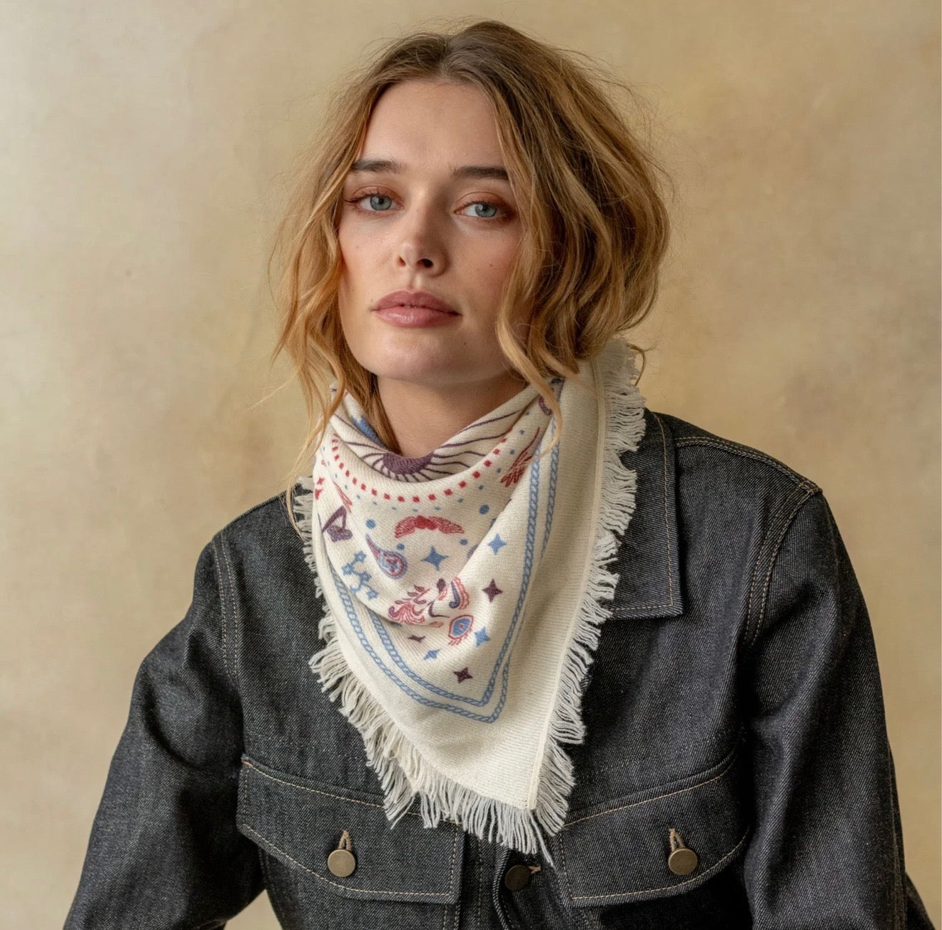 Freya Cashmere Sweater Scarf