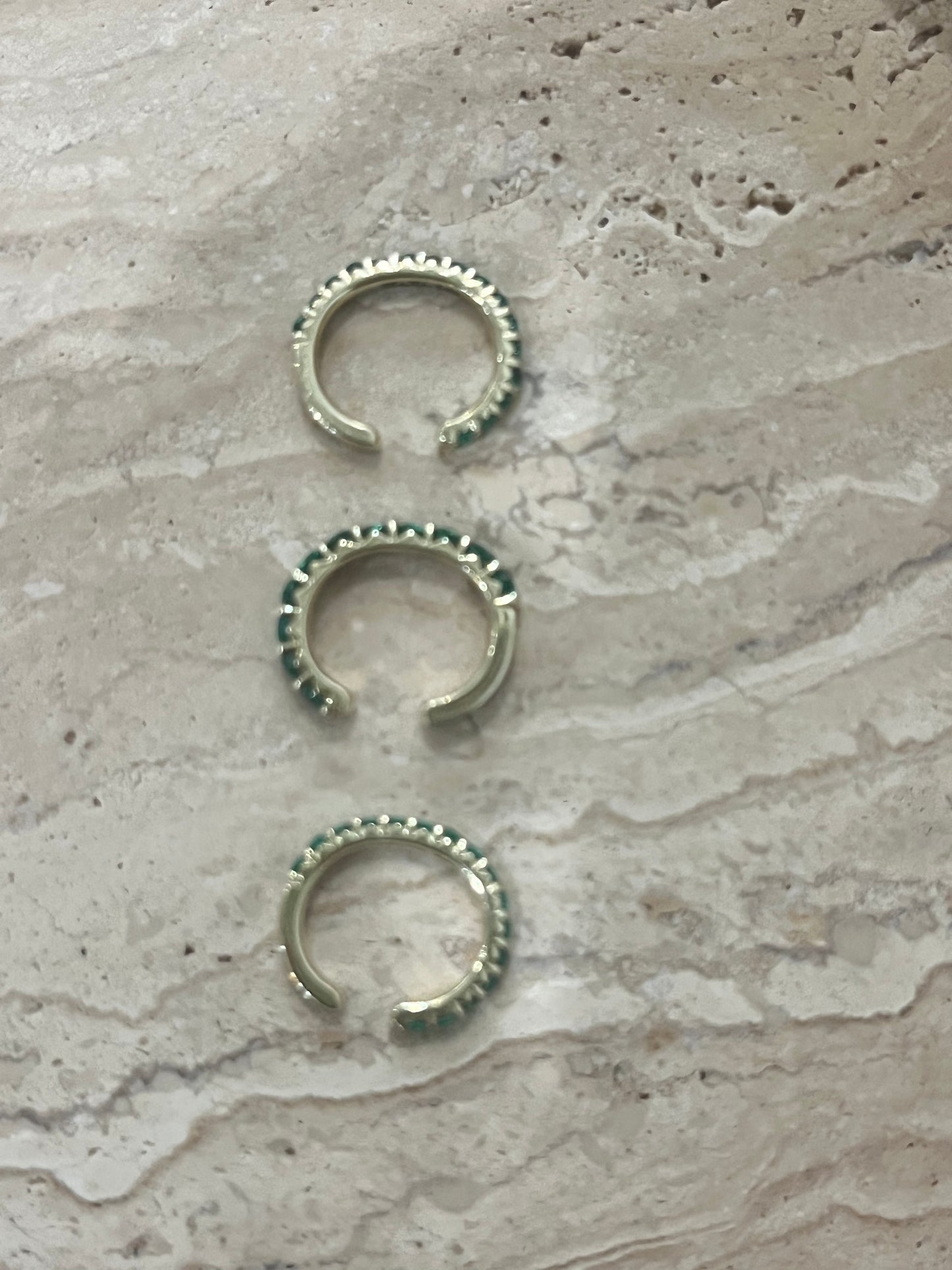 Ear Cuff Emerald-SM