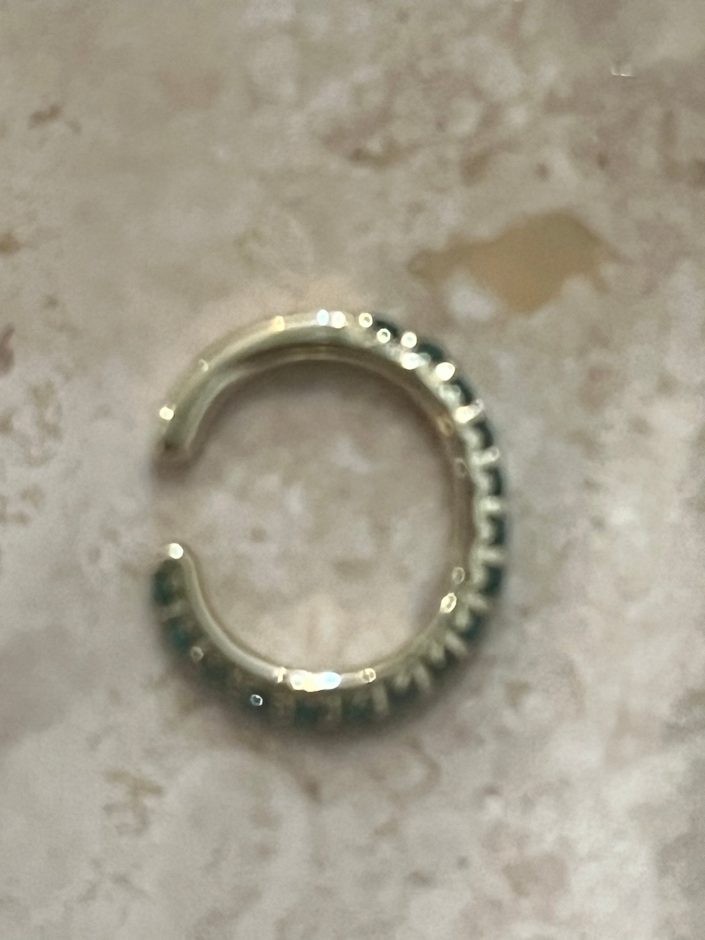 Ear Cuff Emerald-SM