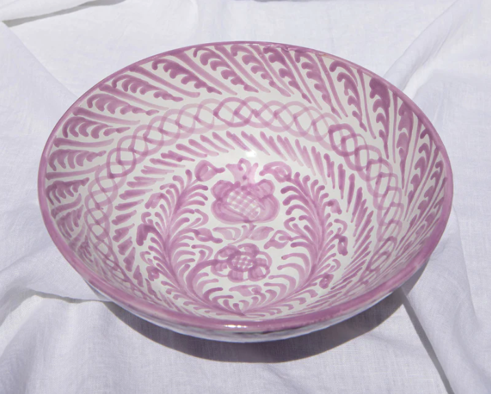 Large Bowl-Hand Painted Traditional Designs