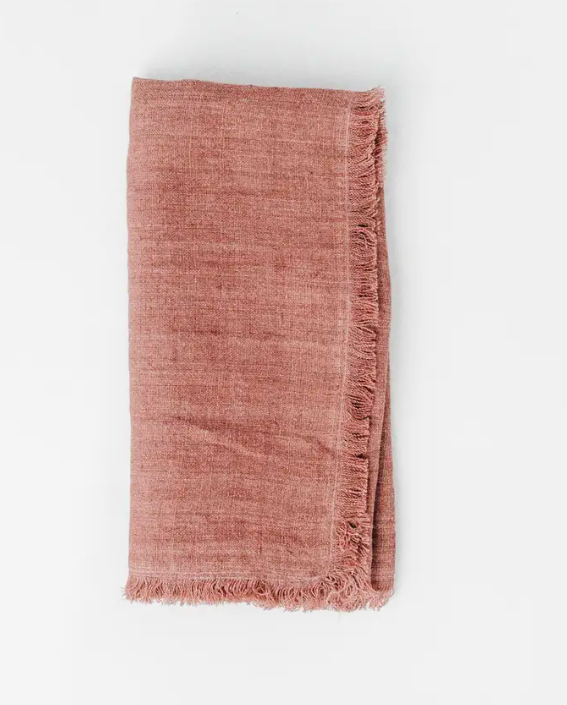 S/4 Stone Washed Linen Dinner Napkin
