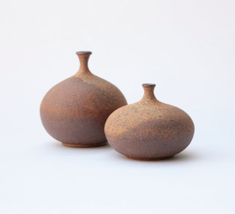 Red Stone Bud Vase