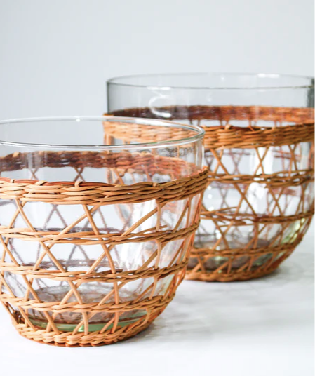 Rattan Cage Salad Bowl