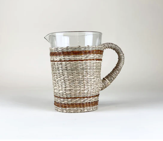 Brown Striped Seagrass Pitcher