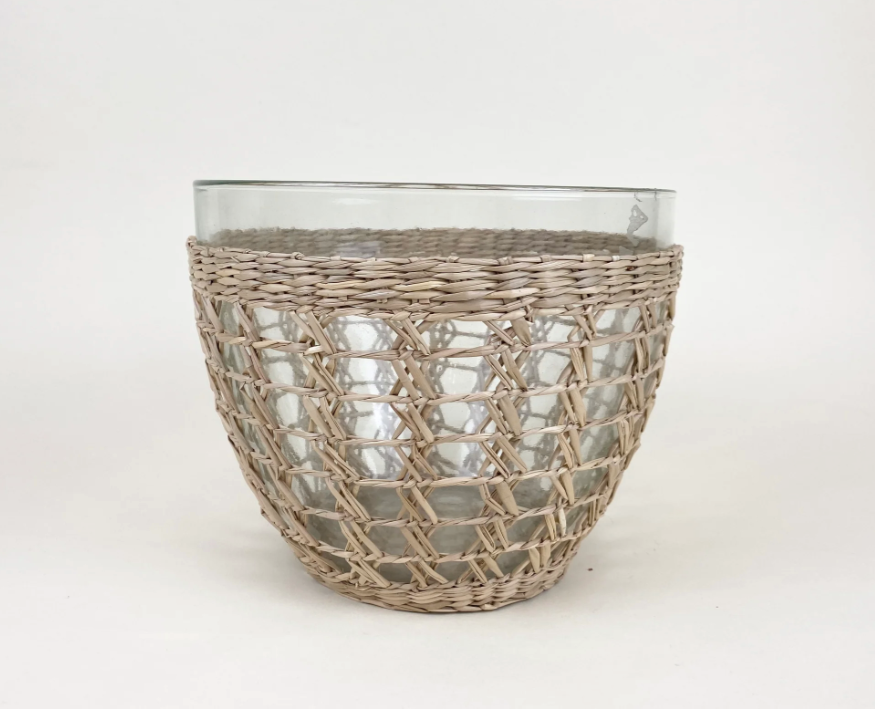 Seagrass Cage Salad Bowl