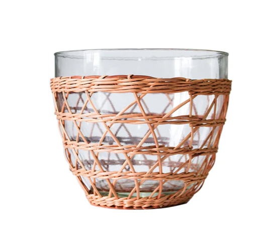 Rattan Cage Salad Bowl