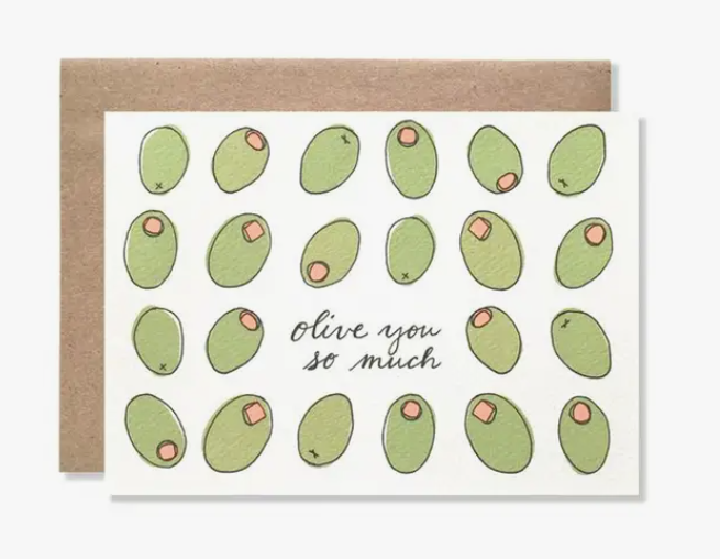 Olive You Card