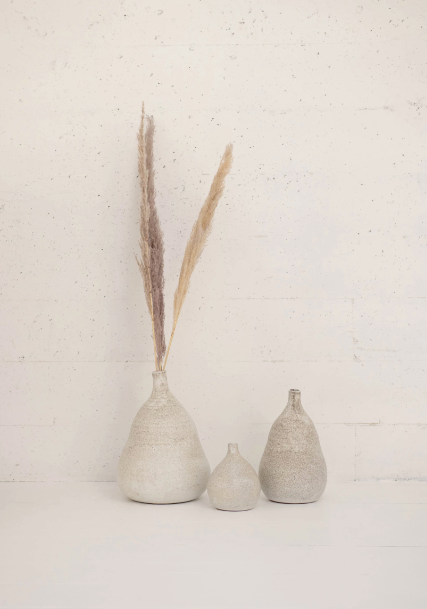 Distressed Terracotta Vase with Glaze