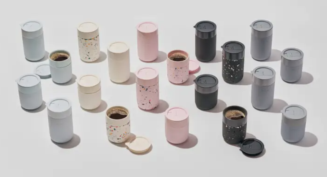 Porter Ceramic Reusable Coffee Mug 16oz