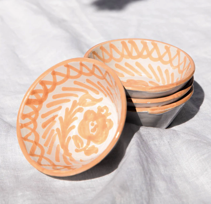 Small Bowl-Hand Painted Traditional Designs set of 2