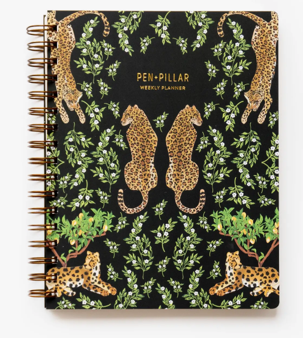 Leopard Weekly Planner | Mid-Year (July-June)