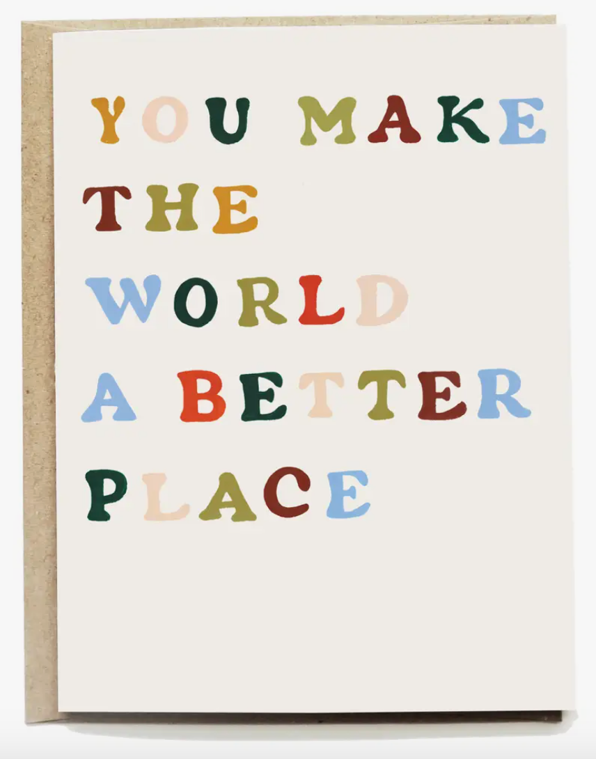 Better World Greeting Card