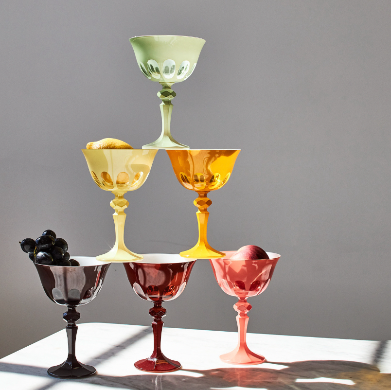 Rialto Glass Coupe set of 2