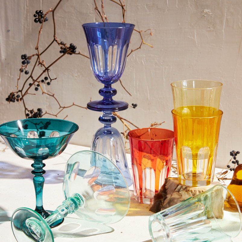 Rialto Glass Tulip set of 2