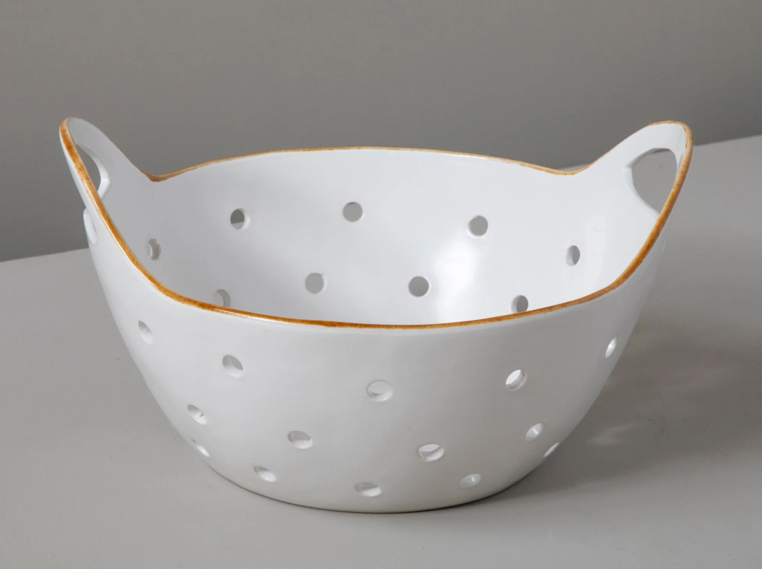 Yara Stoneware Colander