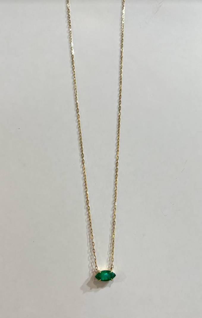 Emerald Protection Necklace